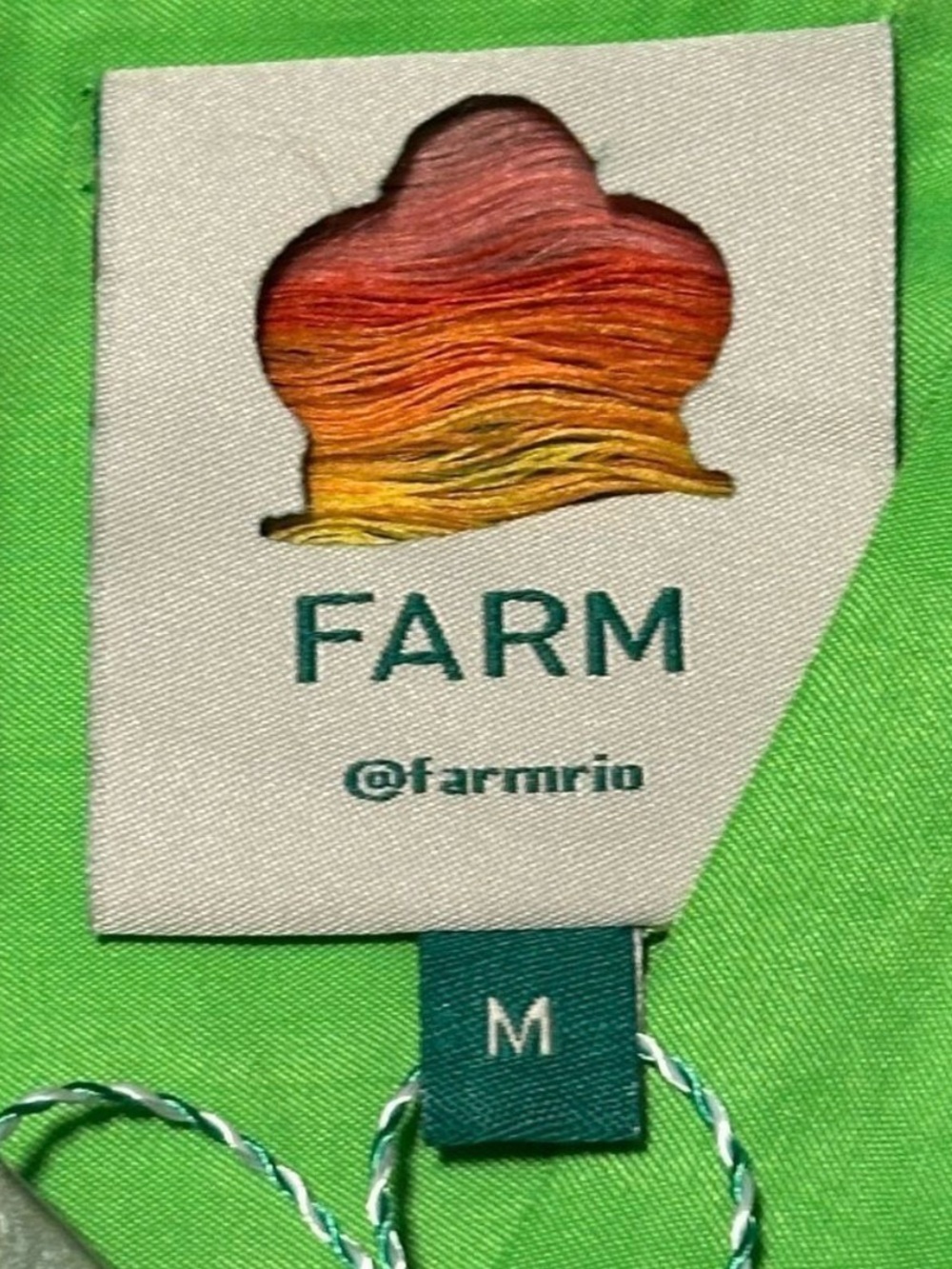 Farm Rio Lime Green Maxi Dress NWOT! - Picture 4 of 4